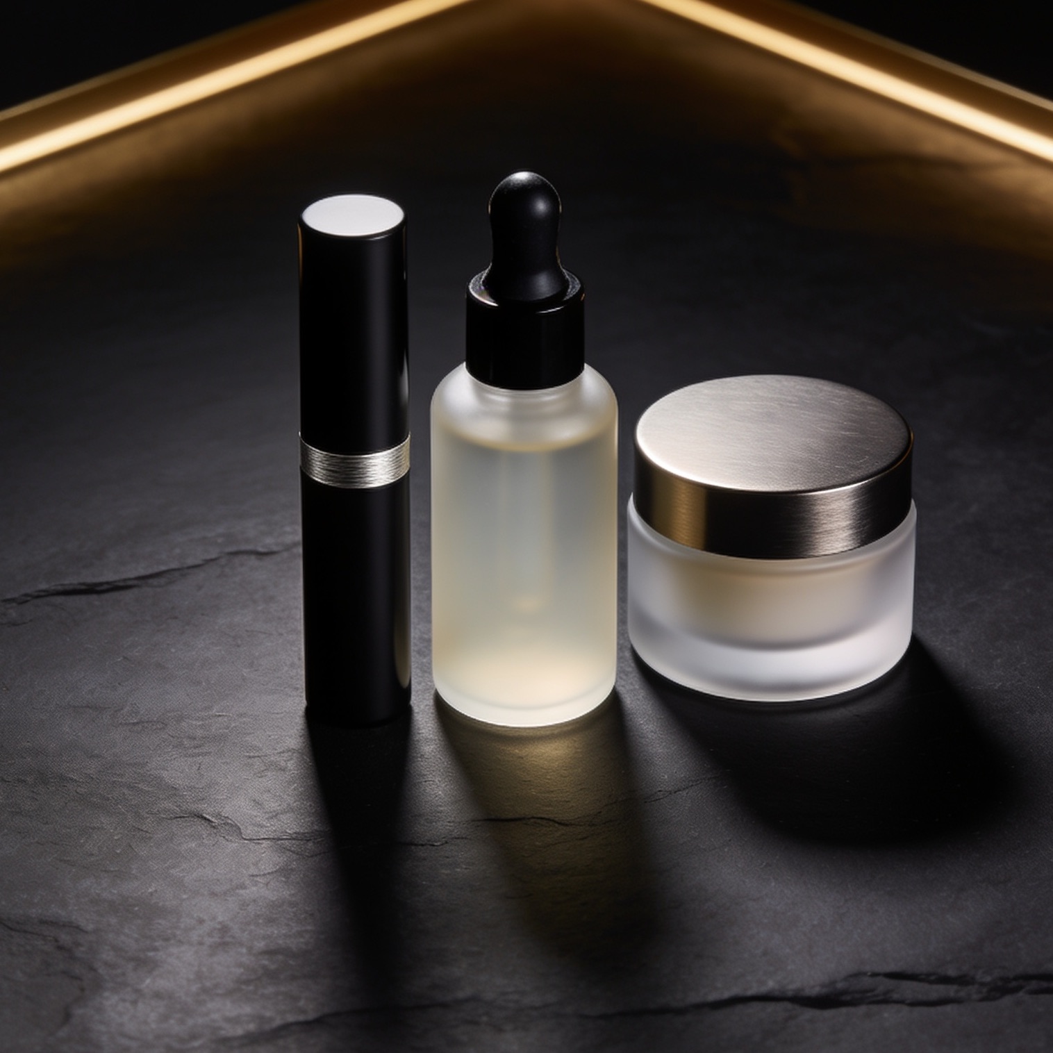 Anvil product photography — cosmetics range