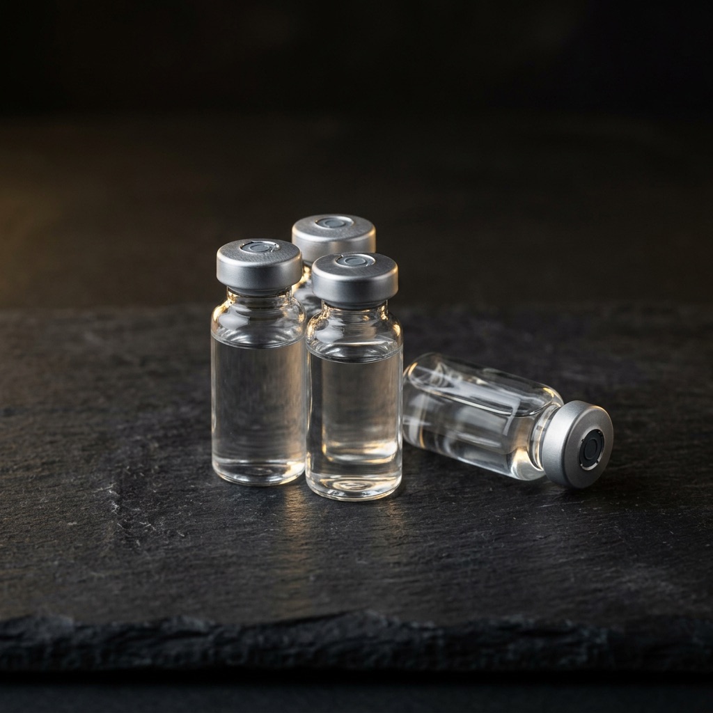 Anvil product photography — filtered water vials